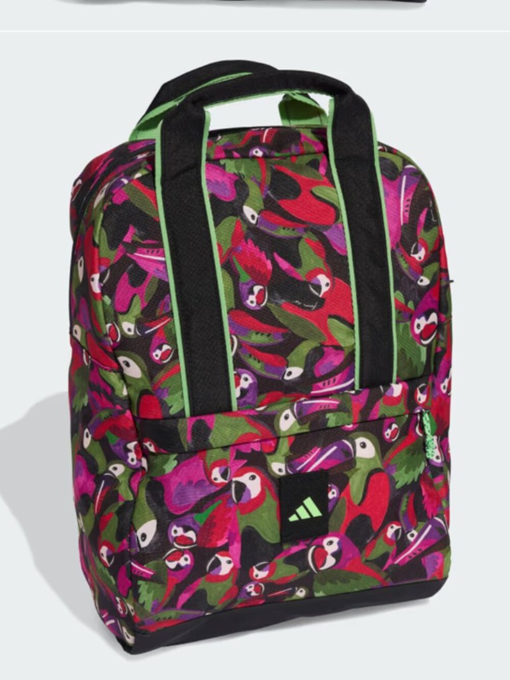 Adidas x Farm Rio Tropical Print Backpack Purple Black - Picture 2 of 9